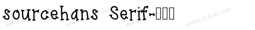 sourcehans Serif字体转换